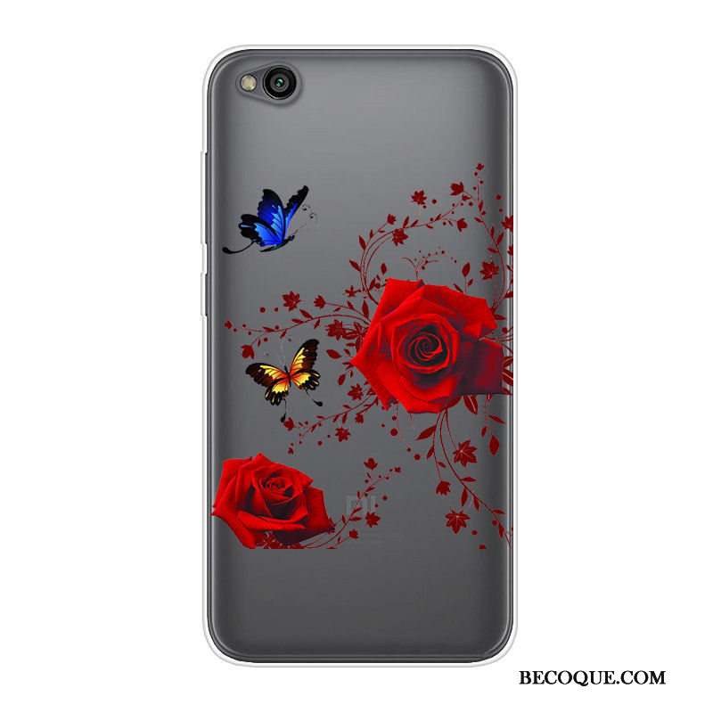 Redmi Go Étui Rouge Petit Tendance Coque Dessin Animé