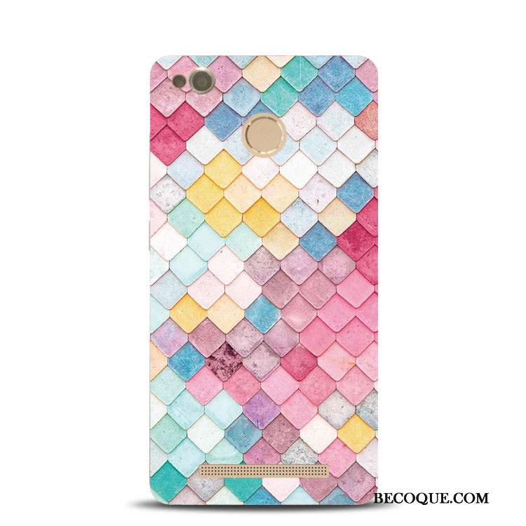 Redmi Note 4x Coque De Téléphone Fleur Haute Gaufrage Fluide Doux Multicolore