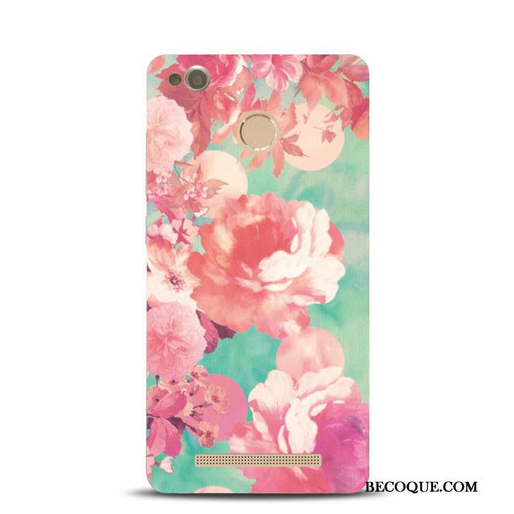 Redmi Note 4x Coque De Téléphone Fleur Haute Gaufrage Fluide Doux Multicolore