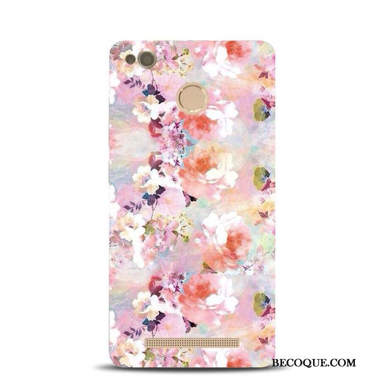 Redmi Note 4x Coque De Téléphone Fleur Haute Gaufrage Fluide Doux Multicolore