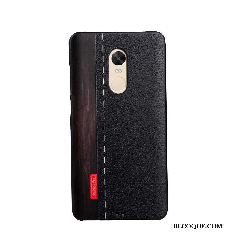 Redmi Note 4x Coque De Téléphone Tendance Business Rouge Multicolore Gaufrage