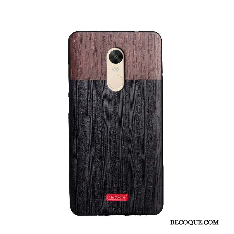 Redmi Note 4x Coque De Téléphone Tendance Business Rouge Multicolore Gaufrage