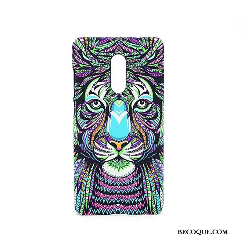 Redmi Note 4x Coque Dessin Animé Animal Étui Vert Rouge Gaufrage