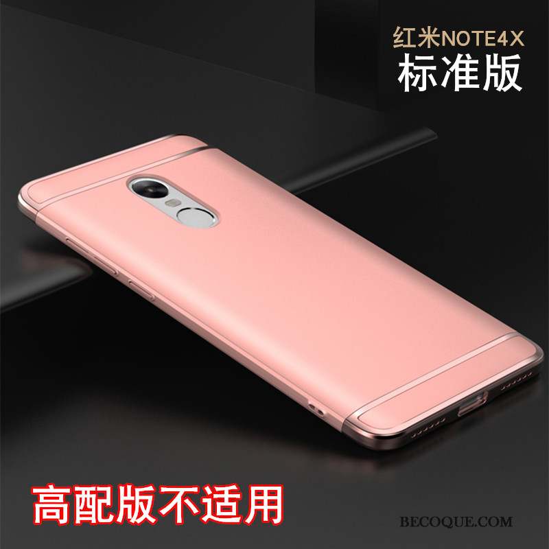 Redmi Note 4x Coque Protection Incassable Rouge Difficile Tendance Étui