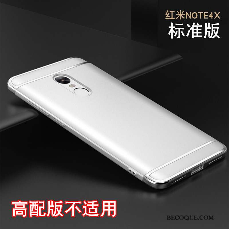 Redmi Note 4x Coque Protection Incassable Rouge Difficile Tendance Étui