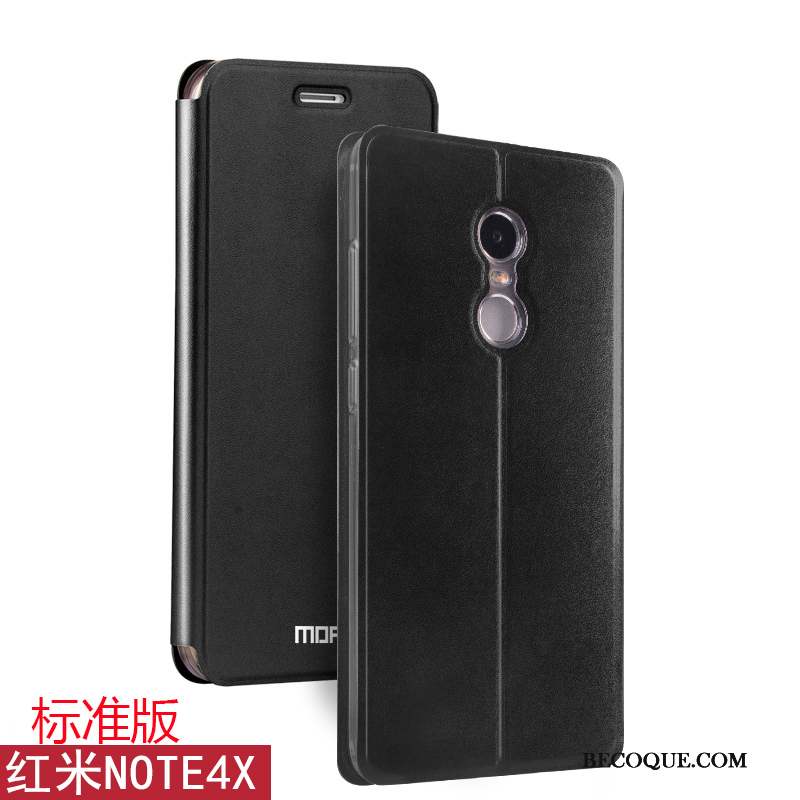 Redmi Note 4x Coque Tout Compris Étui Haute Étui En Cuir Incassable Protection