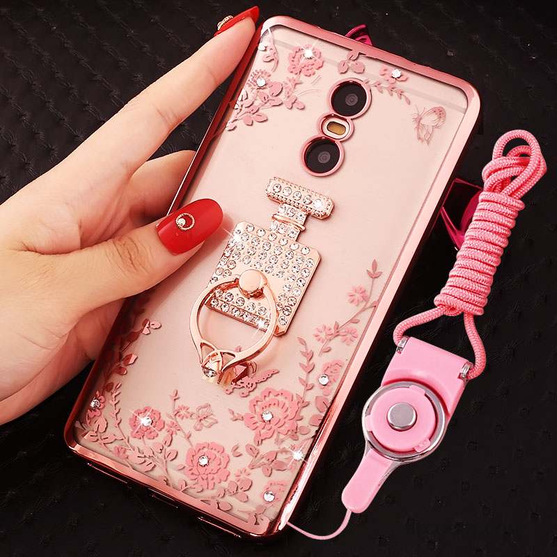 Redmi Note 4x Petit Coque De Téléphone Or Rouge Ornements Suspendus Étui