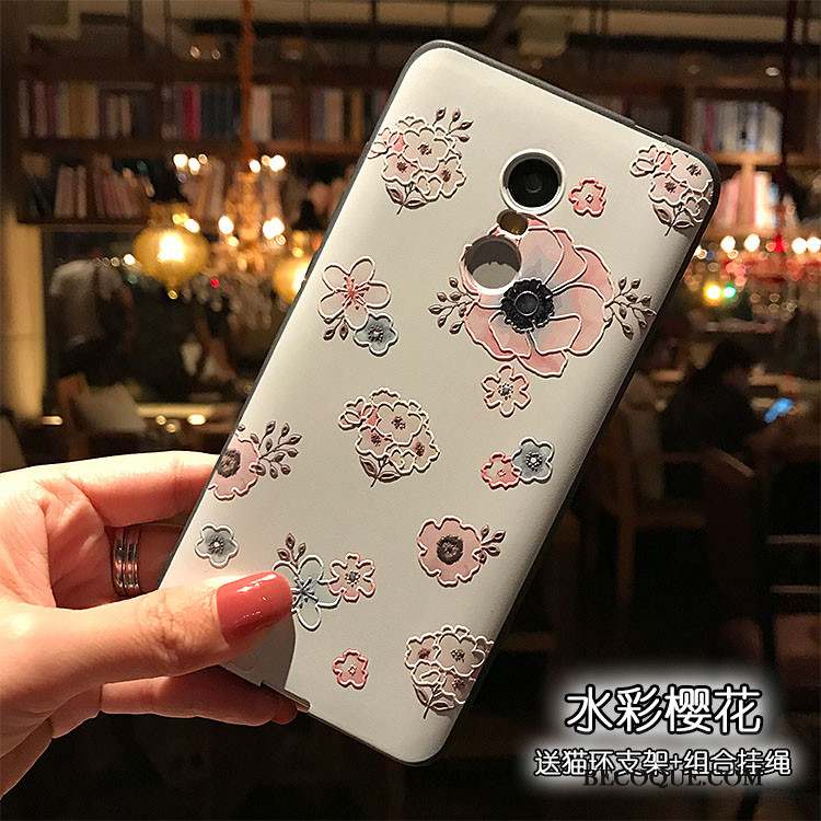 Redmi Note 4x Rose Coque Fluide Doux Haute Support De Téléphone