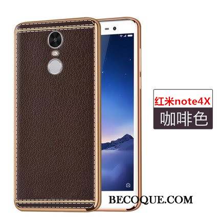 Redmi Note 4x Rouge Protection Étui En Cuir Fluide Doux Coque De Téléphone Petit