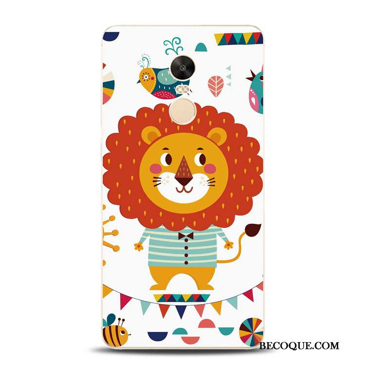 Redmi Note 4x Silicone Gaufrage Coque De Téléphone Lion Support Bleu