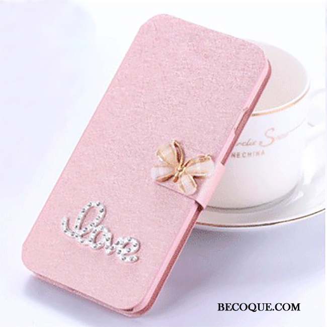 Redmi Note 5 Coque Or Strass Couleur Unie Housse Pu Silicone