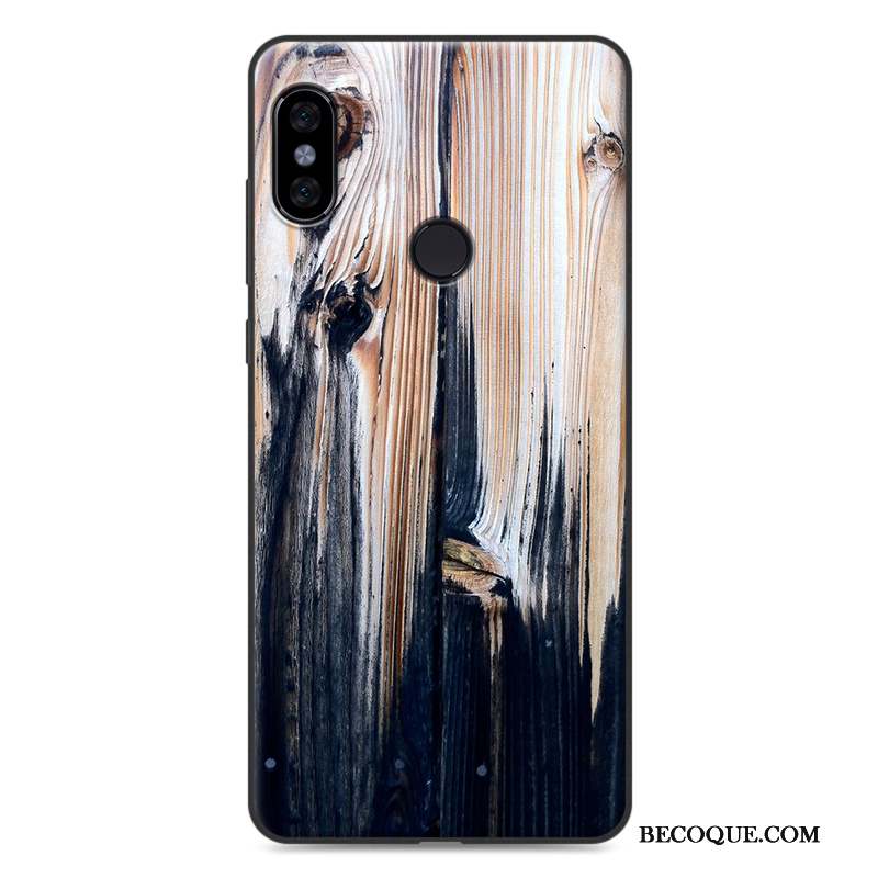 Redmi Note 5 Coque Vintage Tendance Incassable Peinture Fluide Doux Délavé En Daim