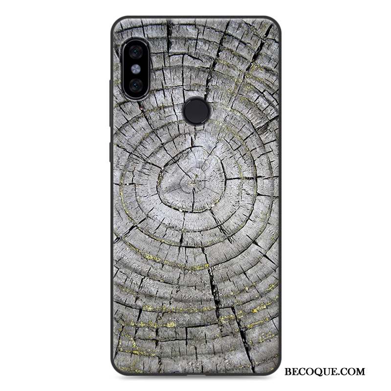 Redmi Note 5 Coque Vintage Tendance Incassable Peinture Fluide Doux Délavé En Daim