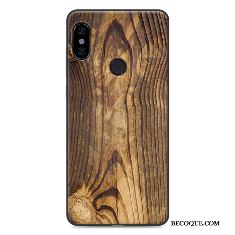 Redmi Note 5 Coque Vintage Tendance Incassable Peinture Fluide Doux Délavé En Daim