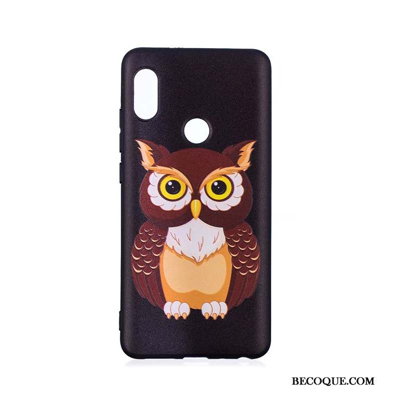 Redmi Note 5 Pro Coque Gaufrage Protection Tendance Fluide Doux Rouge Peinture