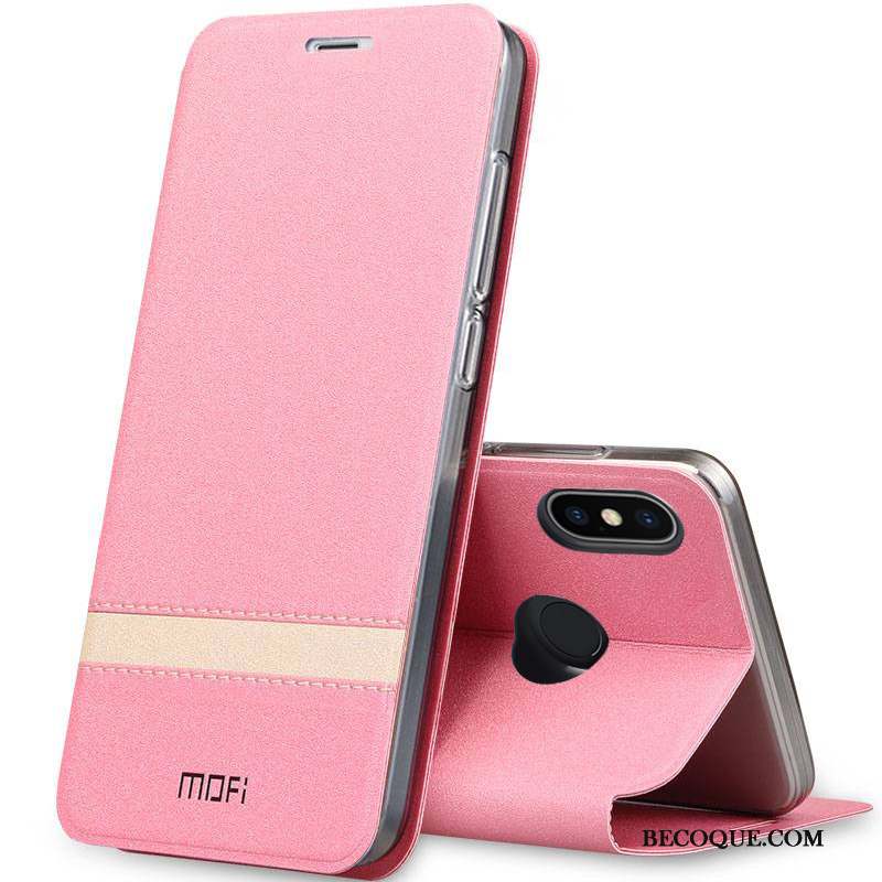 Redmi Note 5 Pro Coque Housse Incassable Protection Silicone Rose Tendance