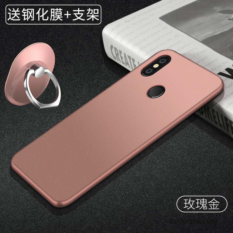 Redmi Note 5 Silicone Petit Rouge Simple Coque De Téléphone Étui