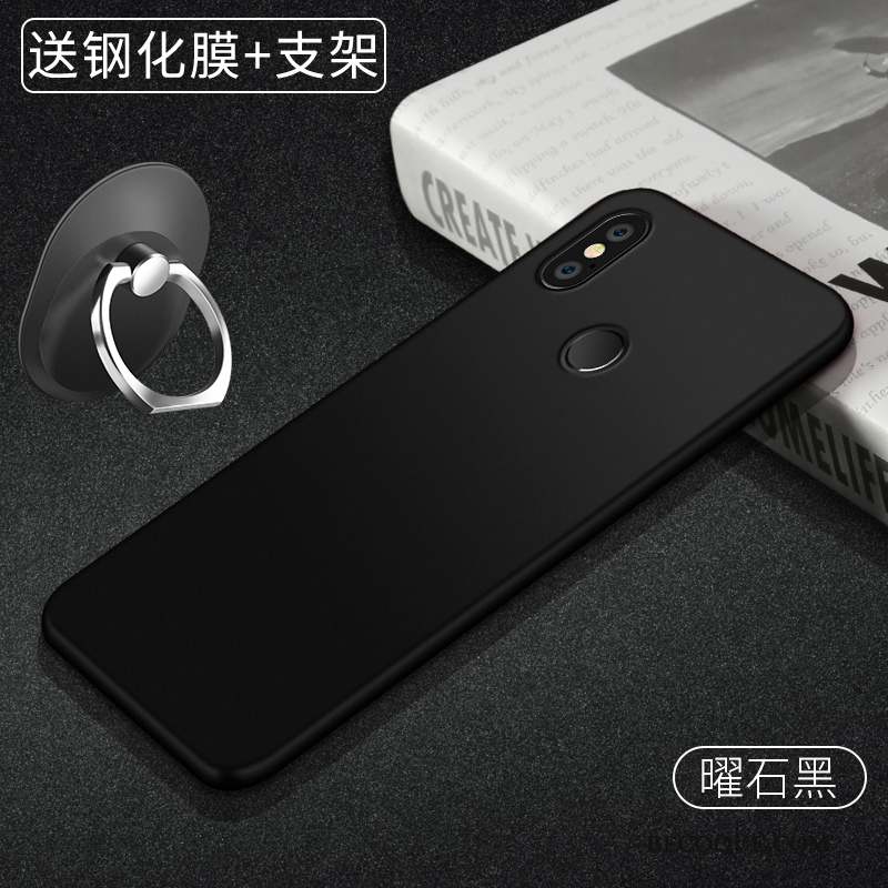 Redmi Note 5 Silicone Petit Rouge Simple Coque De Téléphone Étui