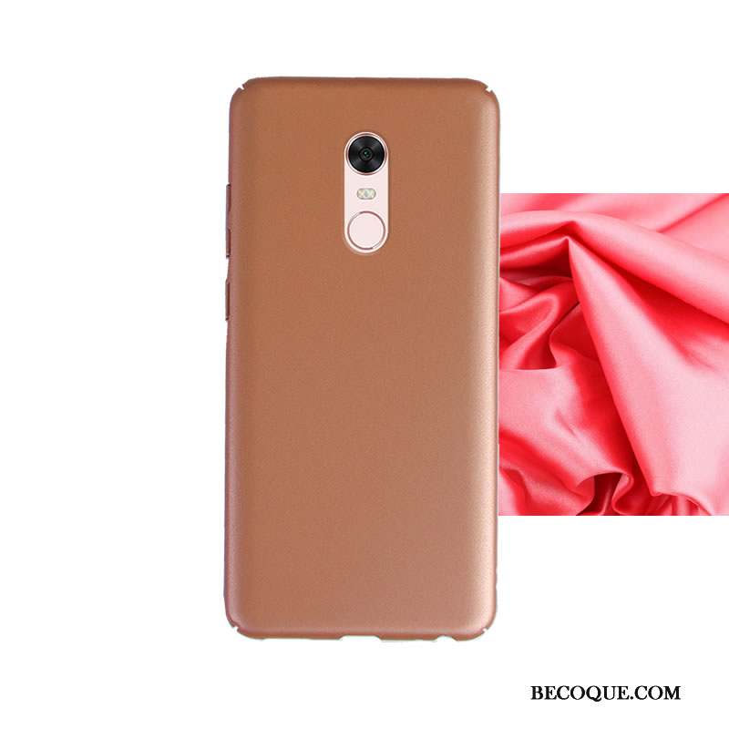 Redmi Note 5 Étui Couleur Or Protection Coque Difficile