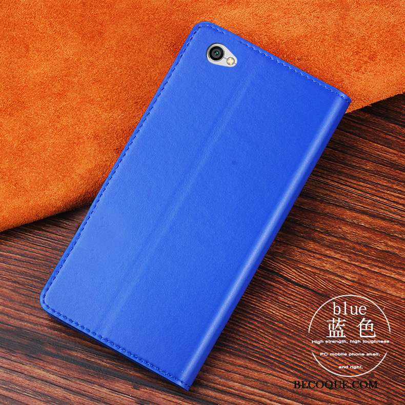 Redmi Note 5a Coque De Téléphone Incassable Étui En Cuir Tout Compris Rouge Protection