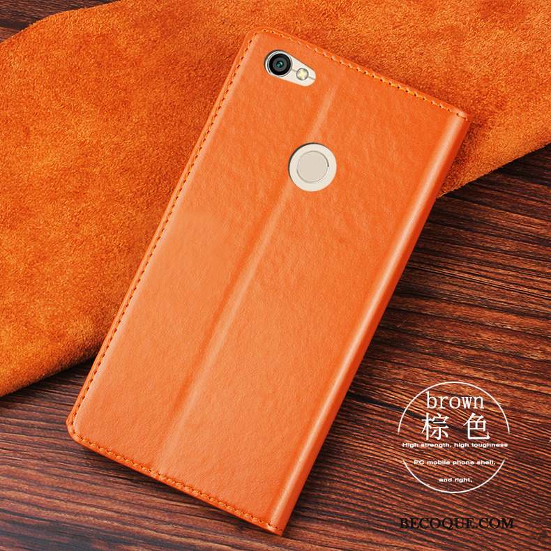 Redmi Note 5a Coque De Téléphone Incassable Étui En Cuir Tout Compris Rouge Protection