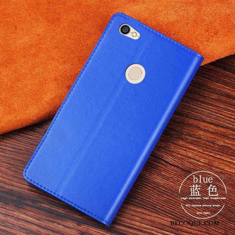 Redmi Note 5a Coque De Téléphone Incassable Étui En Cuir Tout Compris Rouge Protection