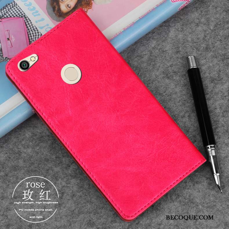Redmi Note 5a Coque De Téléphone Silicone Étui Protection Rouge Étui En Cuir