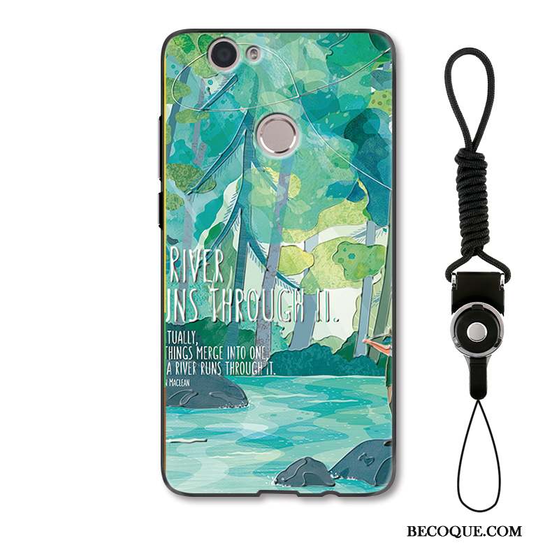 Redmi Note 5a Mode Coque De Téléphone Vert Protection Art Ornements Suspendus