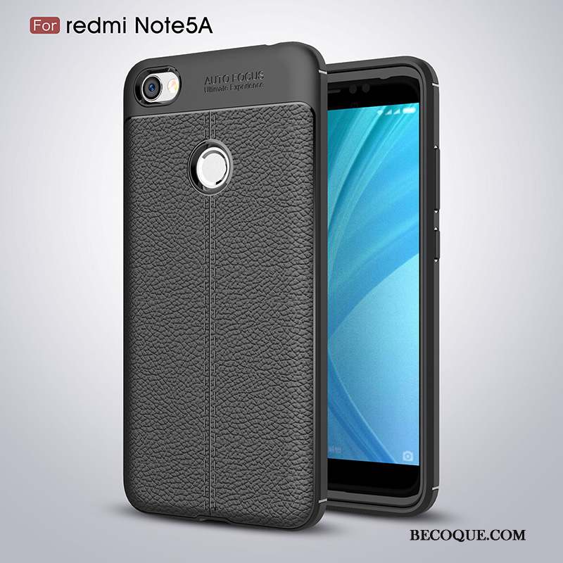 Redmi Note 5a Petit Personnalité Coque De Téléphone Gris Rouge Fluide Doux