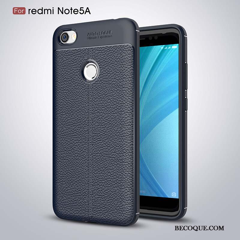 Redmi Note 5a Petit Personnalité Coque De Téléphone Gris Rouge Fluide Doux