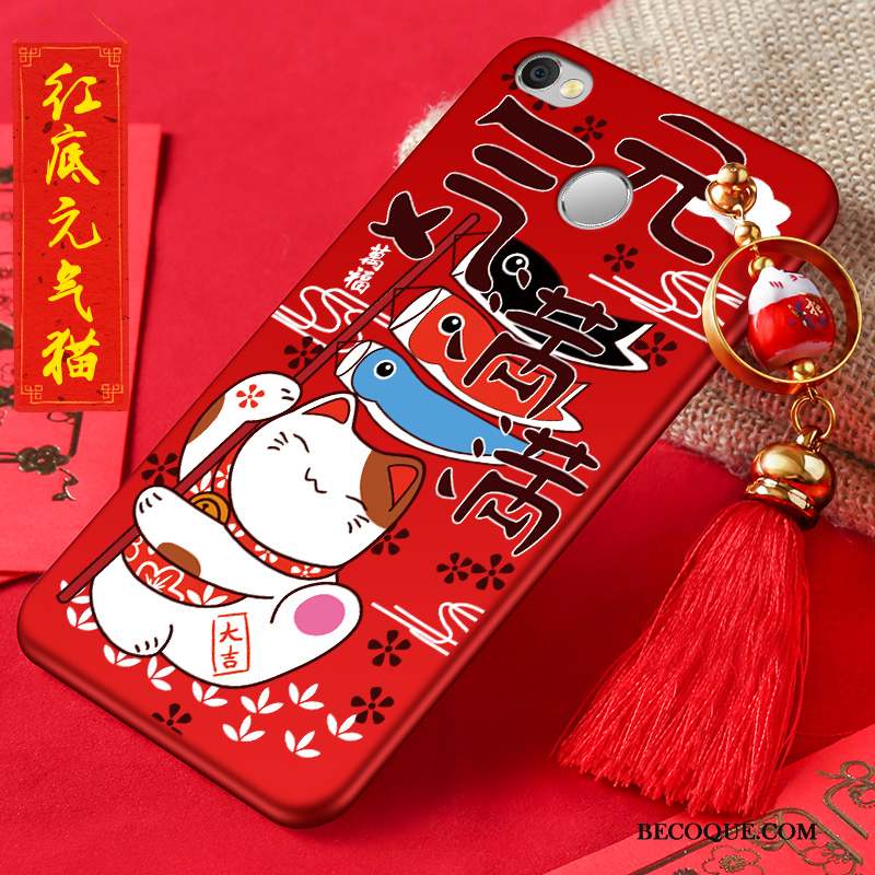 Redmi Note 5a Rouge Haute Silicone Petit Coque De Téléphone Richesse