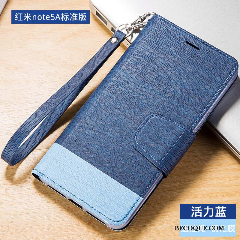 Redmi Note 5a Rouge Housse Bleu Haute Tendance Coque De Téléphone