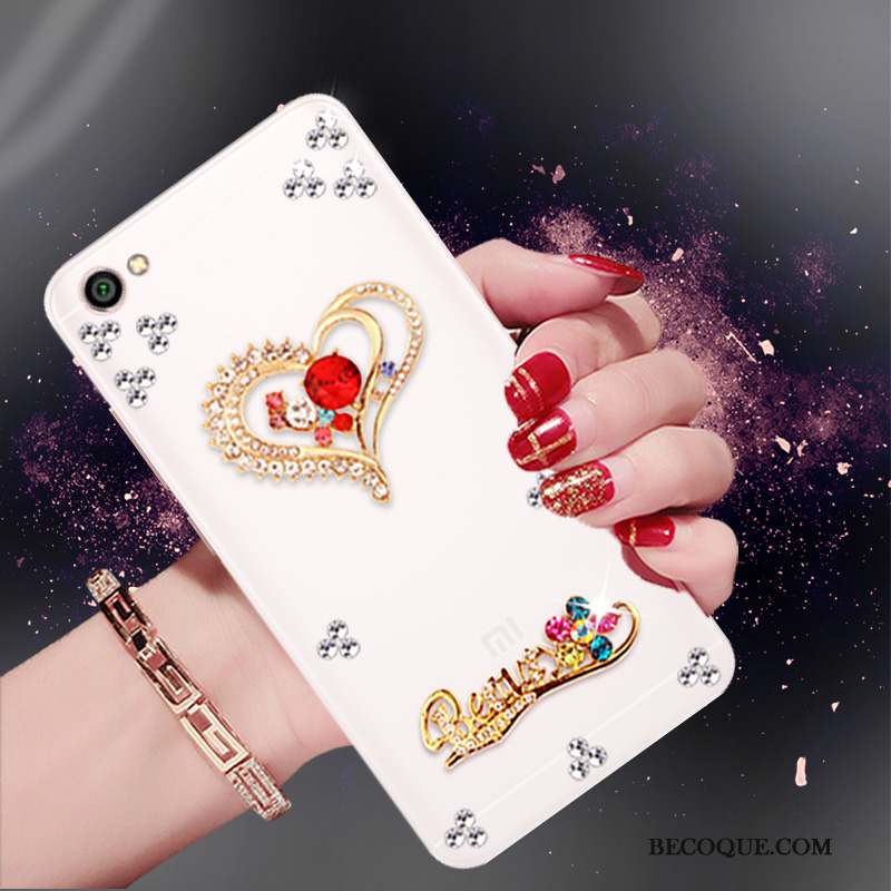 Redmi Note 5a Tendance Protection Or Strass Coque De Téléphone Petit