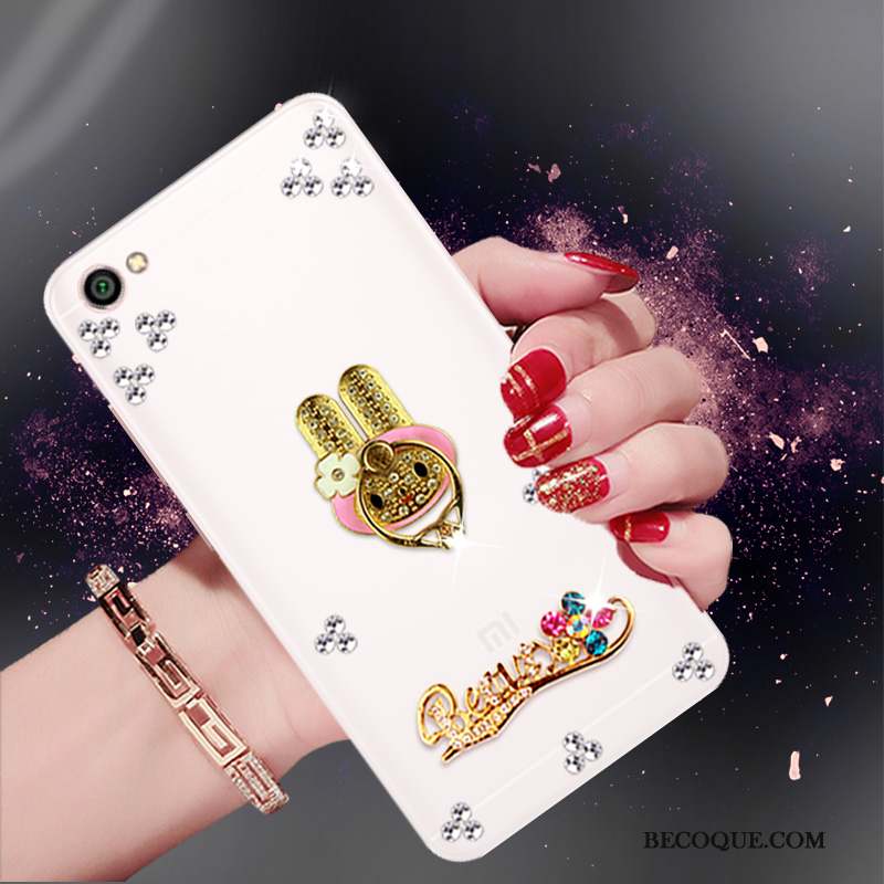 Redmi Note 5a Tendance Protection Or Strass Coque De Téléphone Petit