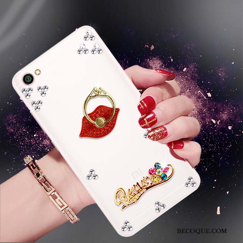 Redmi Note 5a Tendance Protection Or Strass Coque De Téléphone Petit