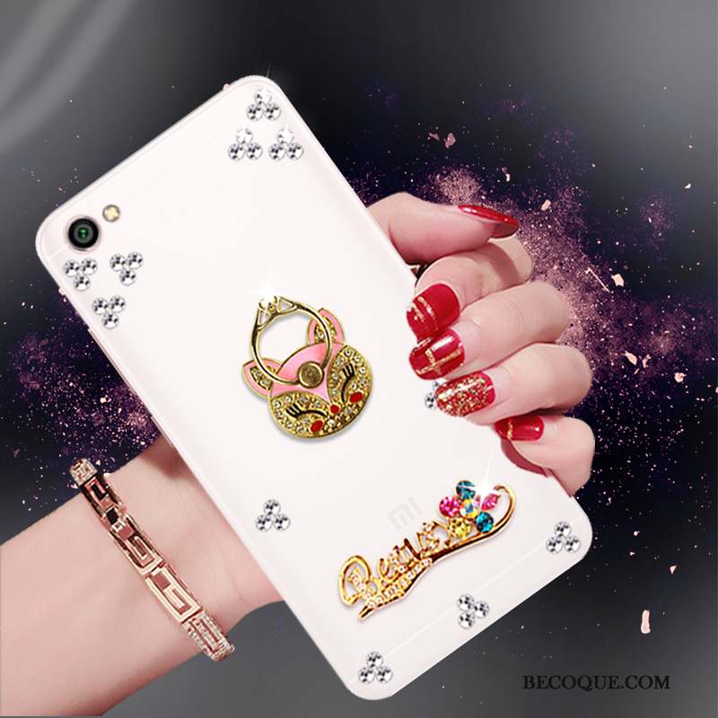 Redmi Note 5a Tendance Protection Or Strass Coque De Téléphone Petit