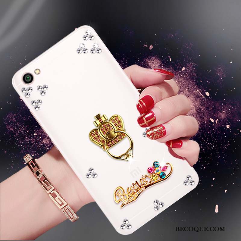 Redmi Note 5a Tendance Protection Or Strass Coque De Téléphone Petit