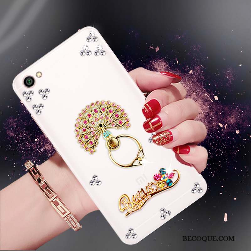 Redmi Note 5a Tendance Protection Or Strass Coque De Téléphone Petit