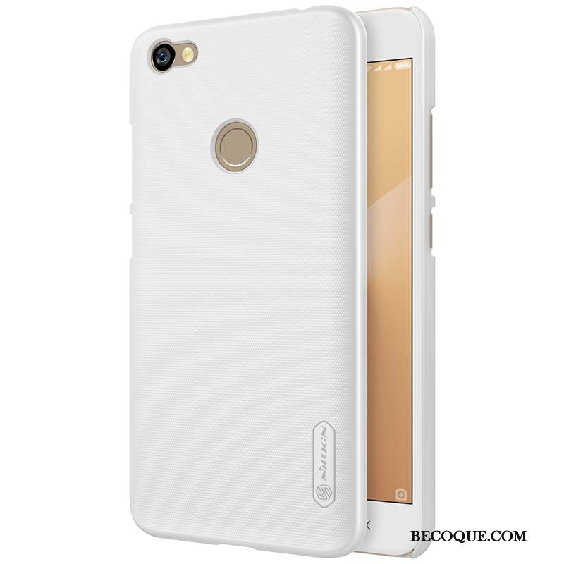 Redmi Note 5a Étui Or Coque De Téléphone Blanc Protection Rouge