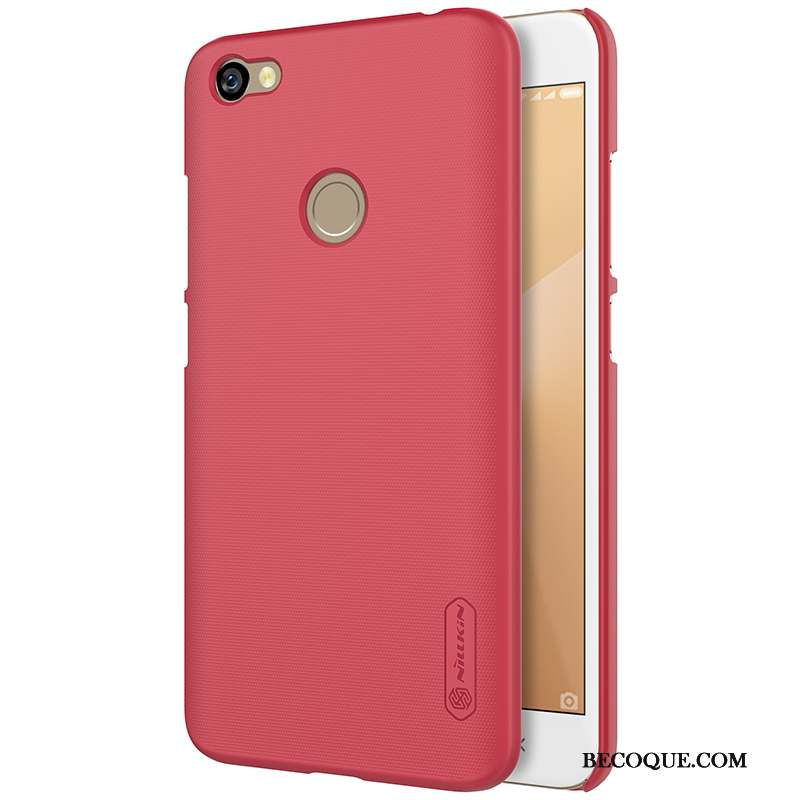 Redmi Note 5a Étui Or Coque De Téléphone Blanc Protection Rouge