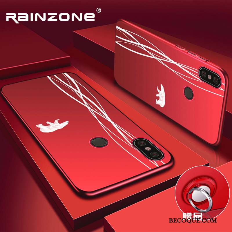 Redmi Note 6 Pro Coque De Téléphone Protection Incassable Tout Compris Rouge Bleu