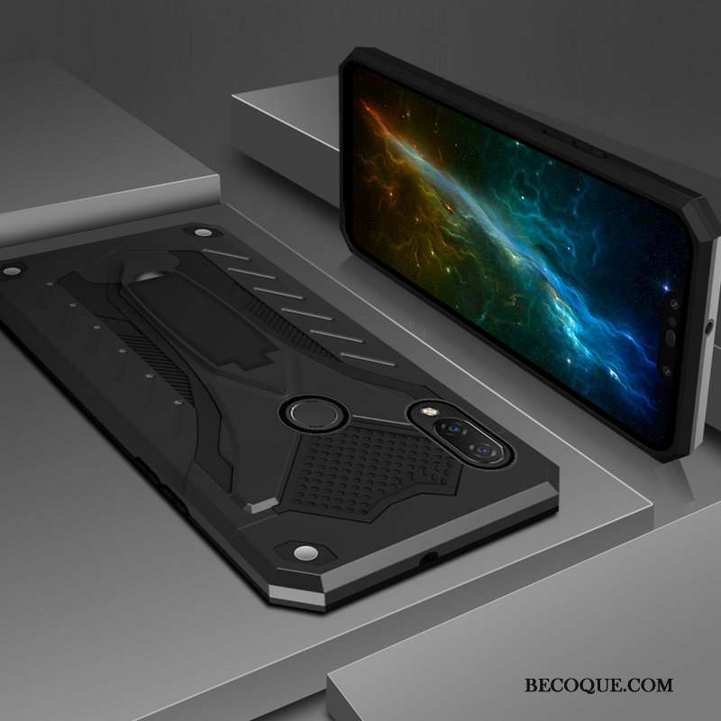 Redmi Note 7 Coque De Téléphone Or Incassable Rouge Petit Difficile