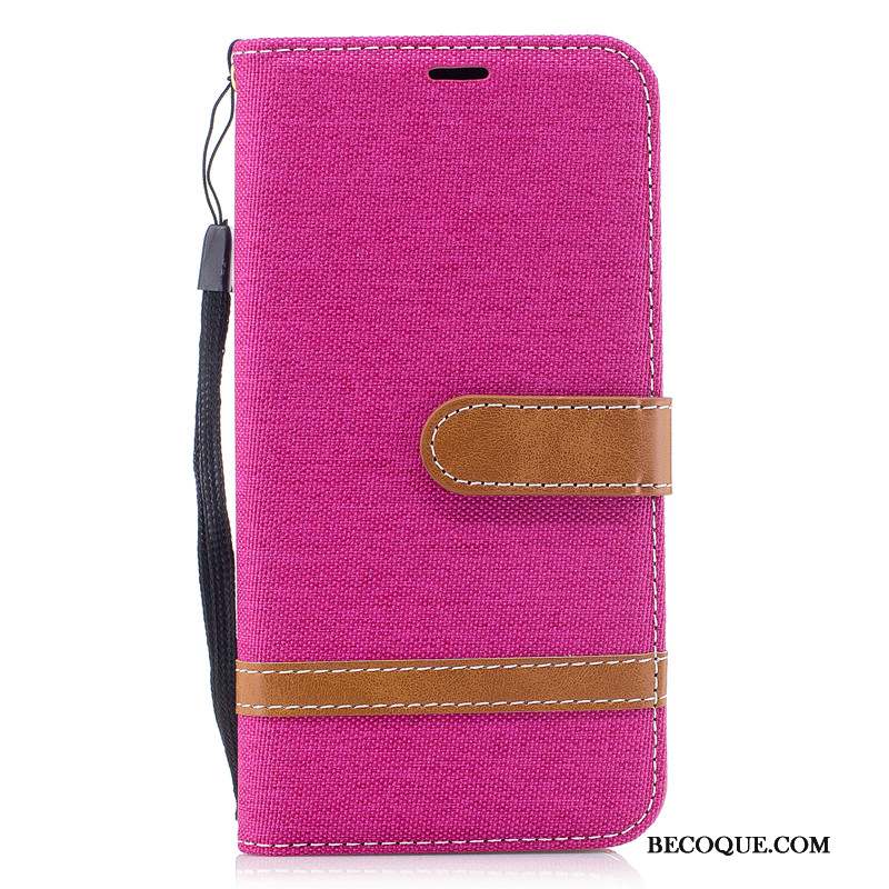 Redmi Note 7 Coque De Téléphone Petit Carte Violet Étui Portefeuille