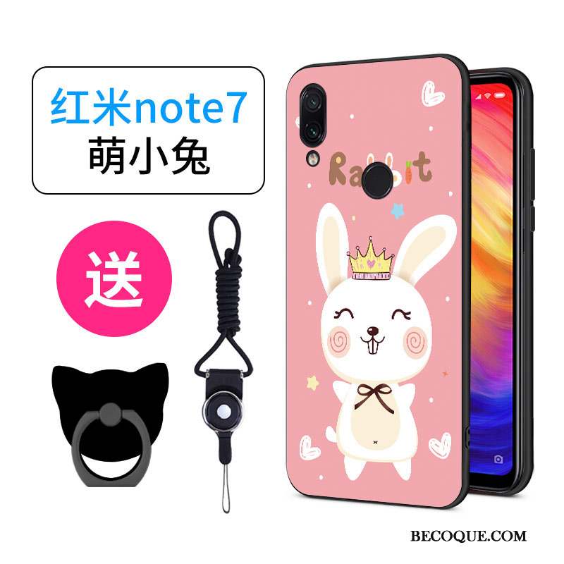 Redmi Note 7 Coque Dessin Animé Charmant Créatif Personnalité Incassable Silicone