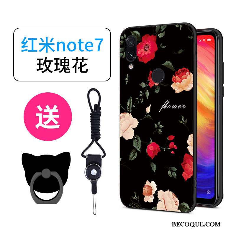 Redmi Note 7 Coque Dessin Animé Charmant Créatif Personnalité Incassable Silicone