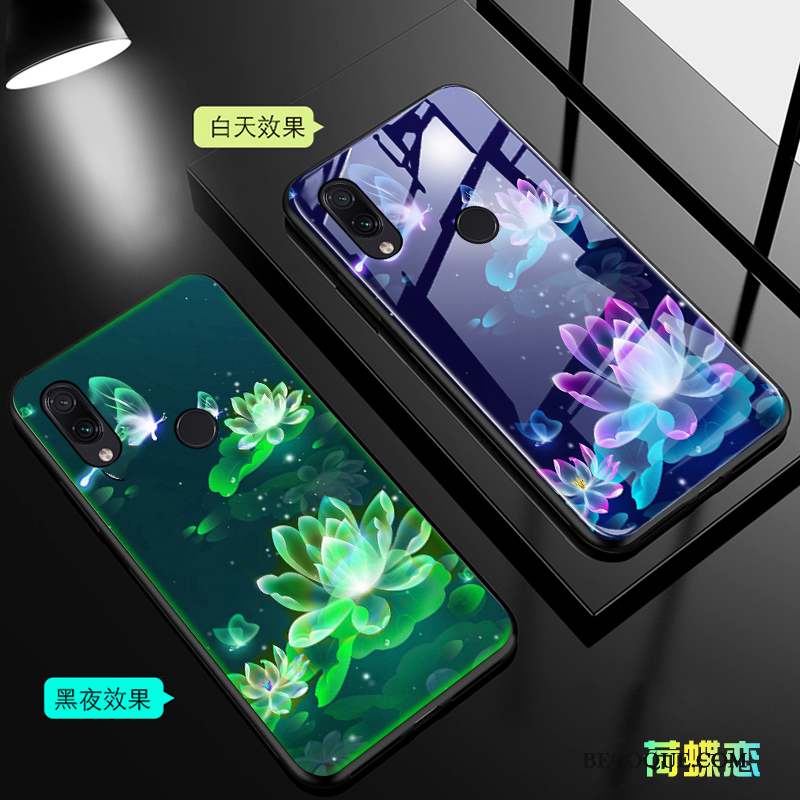 Redmi Note 7 Coque Lumineuses Rouge Silicone Tout Compris Petit Vert