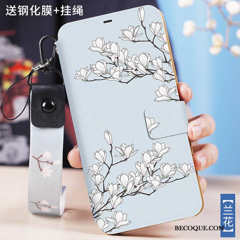 Redmi Note 7 Coque Étui Protection Très Mince Bleu Créatif Silicone