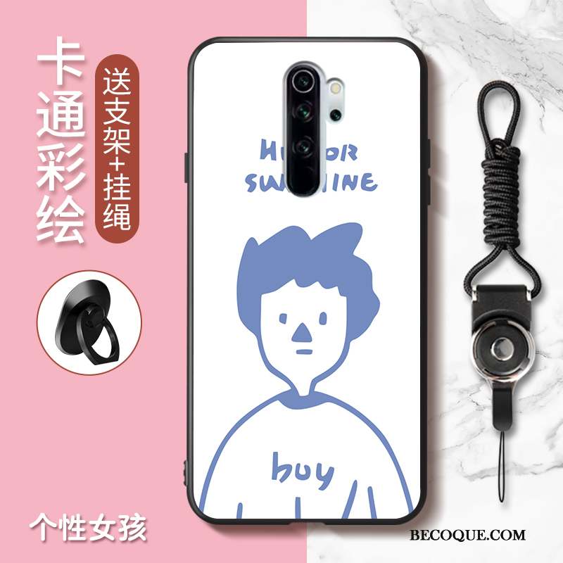 Redmi Note 8 Pro Charmant Coque De Téléphone Rouge Dessin Animé Incassable