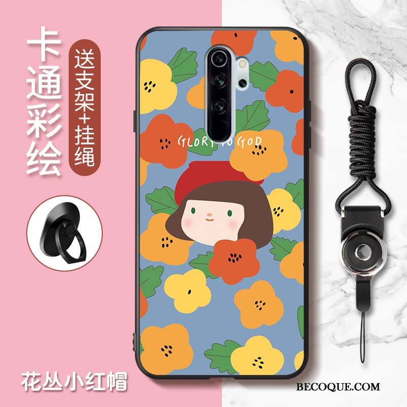 Redmi Note 8 Pro Charmant Coque De Téléphone Rouge Dessin Animé Incassable