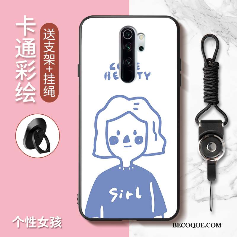 Redmi Note 8 Pro Charmant Coque De Téléphone Rouge Dessin Animé Incassable